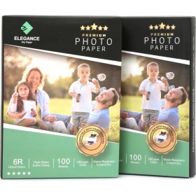 Resim Elegance 6r 15X21 cm Parlak / Gloss 260GSM 200ADET Fotoğraf Kağıdı 2li 