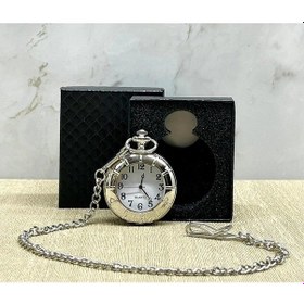Resim Özel Kutulu Gümüş Köstekli Saat Alk4685 