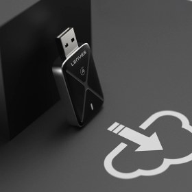 Resim Wireless Transmitter Adaptör Lenyes LCP01 USB Bluetooth 5.0 Siyah 