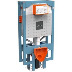Resim VitrA V8 Gömme Rezervuar Asma Klozetler için 44626 L 768-5850-01 Çok Renkli 