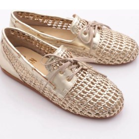 Resim Dgn B00112 Kadin Delikli Oxford Ayakkabi 