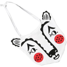 Resim Suntek Su Geçirmez Önlük Bebek Çocuk Ayı Desenli Pamuk Kırmızı 