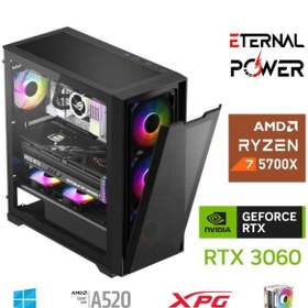 Resim ETERNAL POWER E.POWER RYZEN 7 5700X 32G DDR4 1TB M.2 RTX3060 A520 M650W 