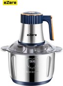 Resim EZERE PowerChopPro Elektrikli Paslanmaz Çelik Kol 5L Et Kıyma Makinesi Sebze Meyve Doğrayıcı Rondo Blendır 