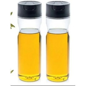 Resim Tupperware 1 L Duru Yağdanlık Sirkelik 2'li Takım Siyah Kapak 