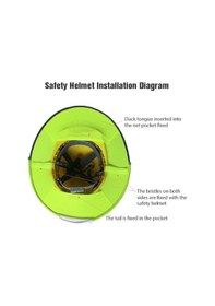 Resim Pazly Yansıtıcı Uygundur. Şapkası, Mekan Kurulumu Kremi Kremi Kaskı Kask İnşaat İçin İçin Güvenlik Güneş Güneş Dış Alanları Fl 