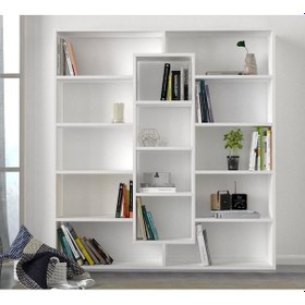 Resim Dekorister Ample Kitaplık Beyaz 