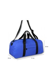 Resim Cennec Mavi Büyük Erkek Spor Ve Seyahat Çantası - Omuz Askılı Çok Renkli 