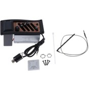 Resim Akustik Gitar Eq-7545r 4 Band Preamp Amplifikatör Pikap Pil Kutulu 