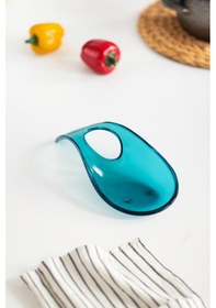 Resim Akrilik Aquamarin Tezgah Üstü Kirli Kaşıklık & Kepçe Altlığı Karışık Renkli 