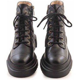 Resim Mocassini Kadın Bot 1089-01 Siyah 