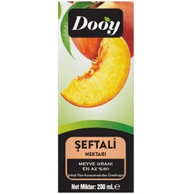 Resim Dooy Şeftali Meyve Nektarı 200 ml 