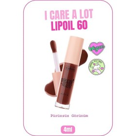 Resim Note Cosmetique I Care A Lot Lip Oil Nemlendirici ve Parlatıcı Dudak Bakım Yağı - 60 Brownie Bite - Kahverengi 