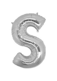 Resim Folyo Harf S Gümüş 26 Inc 66 Cm Çok Renkli 