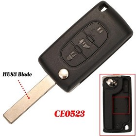 Resim Ce0523 Citroen Berlingo Dispatch Van Uzaktan Kumandalı Araba Anahtarı 0270 