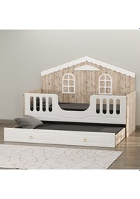 Resim Sude Membran Yavrulu Montessori Karyola - Beyaz Soho Diğer 