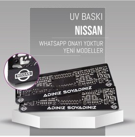 Resim Nissan Plakalık, 2 Adet Premium Uv Baskı, Plakalıkhane 