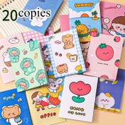 Resim 20 Mini Cep Not defteri, Karikatür Desenleri, 16/32 Sayfa, Basit Stil, Öğrenci Ödülleri ve Okul Malzemeleri için Mükemmel, Sınıf Rastgele Not Hediyeleri, Öğrenciler için Öğretmen Hediyeleri 