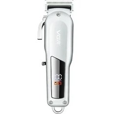 Resim Vgr V-278 10 W USB Metal Elektrikli Saç Kesme LED Dijital Ekran (Gümüş) (Yurt Dışından) 