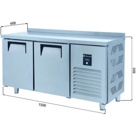 Resim Galleyz Tezgah Tip Dondurucu - 2 Kapılı - 150X60X85 cm 