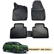 Resim Peugeot 308 2020+ Araca Özel 3d Birebir Uyumlu Oto Paspas 