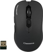 Resim NZM TİCARET Classone Wm300 Serisi Kablosuz Mouse, Siyah 