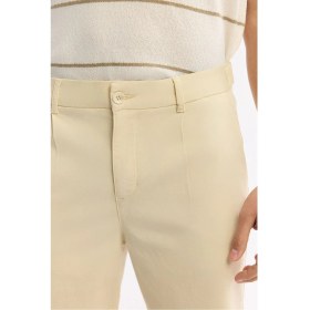 Resim AVVA Erkek Bej Klasik Bel Pamuklu Bi-Stretch Relaxed Fit Şort A51Y3727 