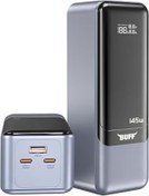 Resim Qedii Buff Labs Bp16 145W Dijital Ekranlı 27000 Mah Powerbank, Laptop, Macbook, Ipad Taşınabilir Hızlı Şa 