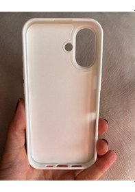 Resim Apple Uyumlu iPhone 16 Logolu İçi Kadife Silikon Lansman Kılıf 