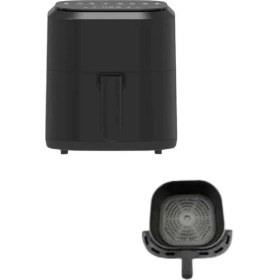 Resim 4l Airfryer Hazneli Hava Fritözü Yağsız Fritöz Taşınabilir Fırın Işlevi Gören Pratik 