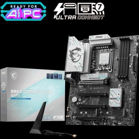 Resim Msı MB B860 Gamıng Plus Wıfı Soket 1851 Ddr5 8600MHZ(OC) 3xm.2 1x Tb4 HDMI Dısplay 5g Lan Wıfı 7 Atx 