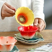 Resim Enamel Underglaze, Ülkenin Kupası ve Kaşığı Seti, 1 Adet 