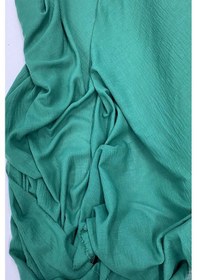 Resim Keten Kumaş - Organik Kumaş - Perde Kumaşı - Ince Keten - Kıyafet Için Kumaş Örtü Koyu Yeşil Çok Renkli 