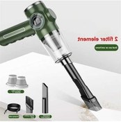 Resim Ulzyvf 29000pa Kablosuz Araç Süpürgesi - 120w El Tipi, Pil Göstergeli Çift Filtreli Yeşil 