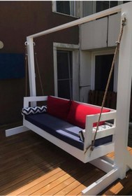 Resim Bamena Wood Wait Ahşap Salıncak 