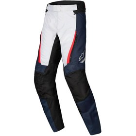 Resim Alpinestars St-1 Wp Korumalı Motosiklet Pantolonu Mavi Gri Siyah Kırmızı 
