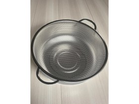 Resim Çelik Kulplu Süzgeç - Çapı 23,7 cm Paslanmaz ve Kararmaz 