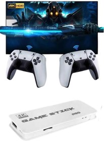 Resim ELİZ BERRA MODA 3D 4K HD 2.4G Game Stick 4K Ultra Hd Oyun Konsolu Çift Kollu 