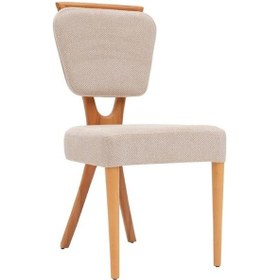 Resim Venüs İskandinav Sandalye Krem 