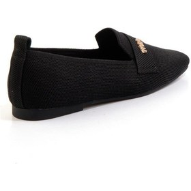 Resim Bambi Siyah Kadın Loafer Ayakkabı K01327023382 Siyah 