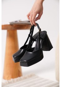 Resim Nemrak Siyah Kadın Topuklu Ayakkabı siyah 