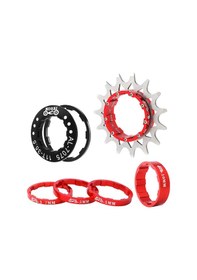 Resim Dolıty Bisiklet 15t Tek Hızlı Volan Seti Dönüşüm Kırmızı Kırmızı 