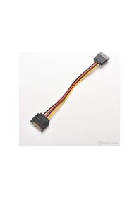 Resim Sata Power Uzatma Kablosu 15 Pin Dişi Erkek Sata Power Uzatma Kablosu 30 Cm 