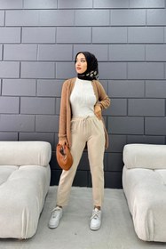 Resim mrv women Kadın Tesettür Havuç Paça Pantolon 