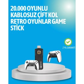 Resim Retro Oyun Konsolu Yüksek Çözünürlük Ve Geniş Oyun Seçenekleri 