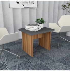 Resim Oliver 5'li Ofis Takımı Model 4 Ceviz Füme 