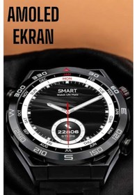 Resim Akıllı Saat Yeni Nesil 2024 Model Metal Kordonlu Bluetooth Bağlantılı 