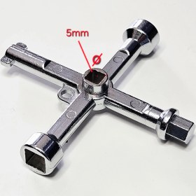 Resim Ünsa Anahtar Çok Fonksiyonlu Pano Kalörifer Asansör Dolap Anahtar Takımı Metal Tek Parça Suya Dayanıklı 