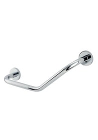 Resim Çelik Banyo Paslanmaz Pirinç Flora Küvet Tutamağı 40cm Gri 