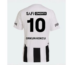 Resim Legent Lady B*e*ş*i*k*t*a*ş 24/25 Orkun Kökçü 10 Iç Saha Beyaz Çubuklu Forması 